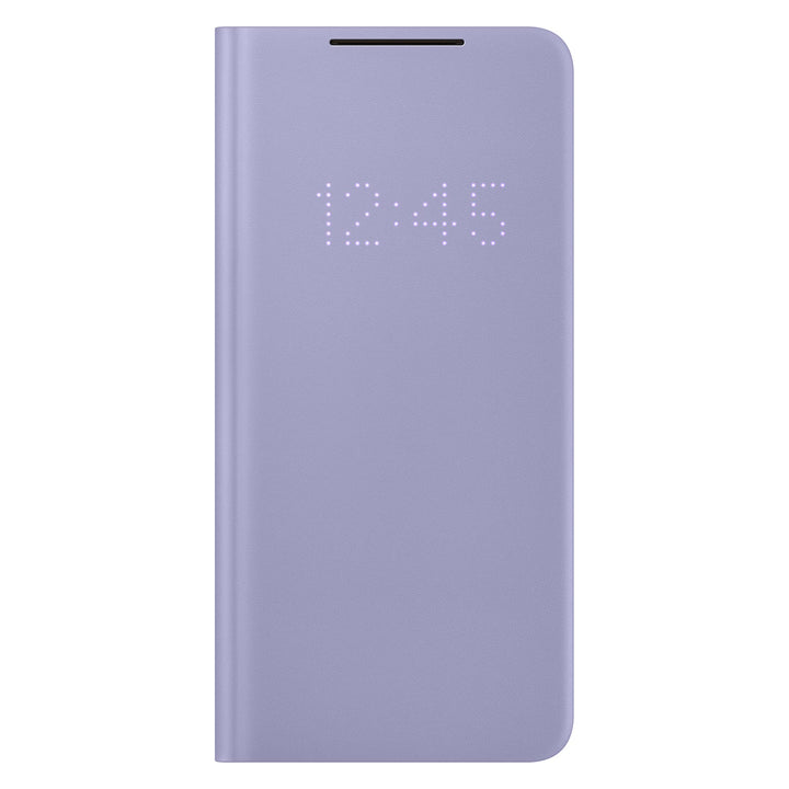 Samsung LED View Smartphone Cover EF-NG996 für Galaxy S21+ 5G Handy-Hülle, LED-Anzeige, Kartenhalter