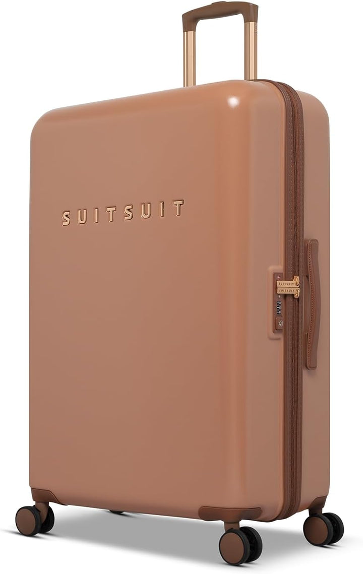 SUITSUIT Koffer Gross 76 cm - Hartschalen Reisekoffer mit Rollen - TSA-Schloss - 94 L - Fab Seventie