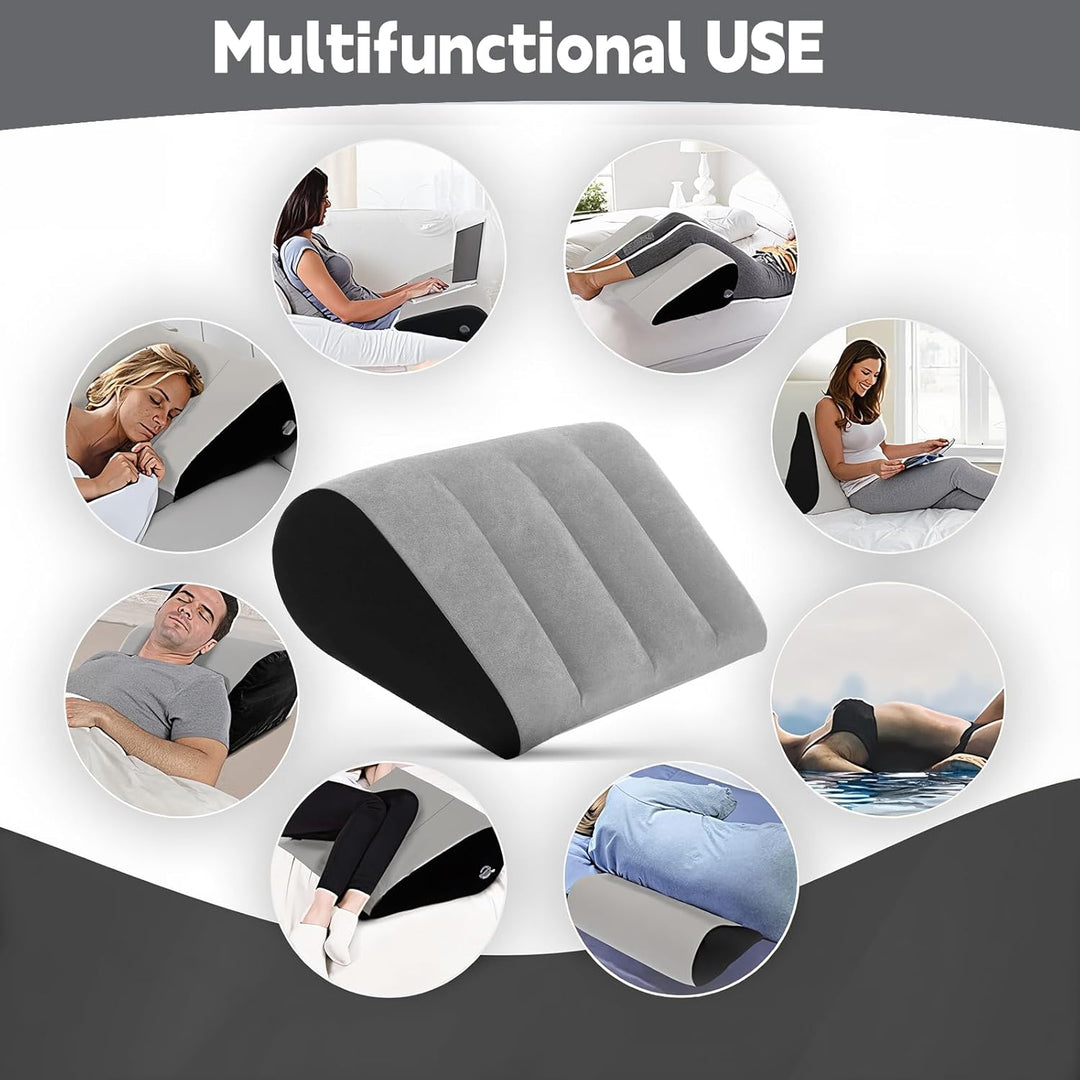 Aufblasbares Keilkissen für Sleepling - Reflux Kissen Anti-Schnarchen, Säurereflux und GERD. Positio