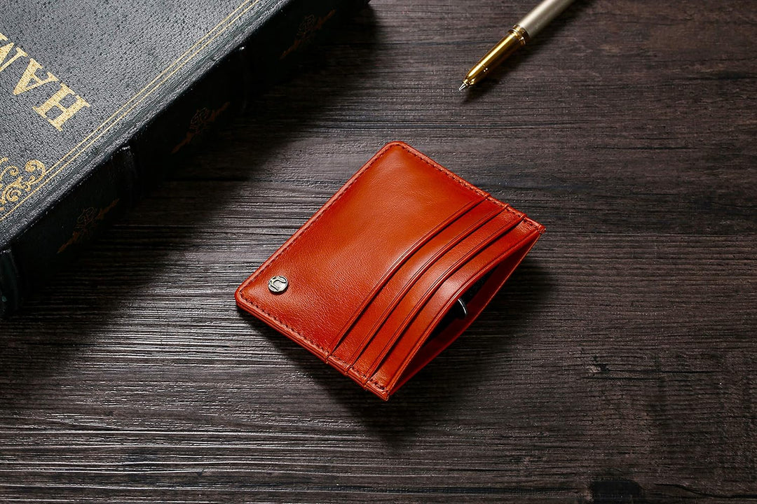 Cronus & Rhea® | Luxus Kartenhalter aus exklusivem Leder (Argos) | Kartenetui - Kreditkartenetui - K