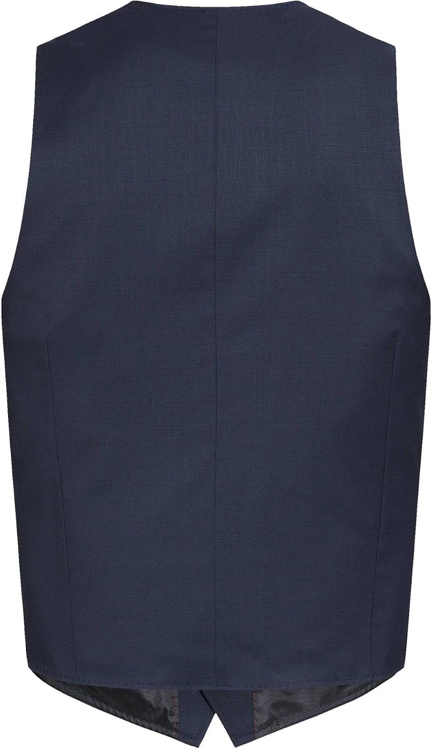 GREIFF Grösse 50 Corporate Wear Modern with 37.5 Herren Weste Regular Fit Schwarz Pinpoint Modell 16