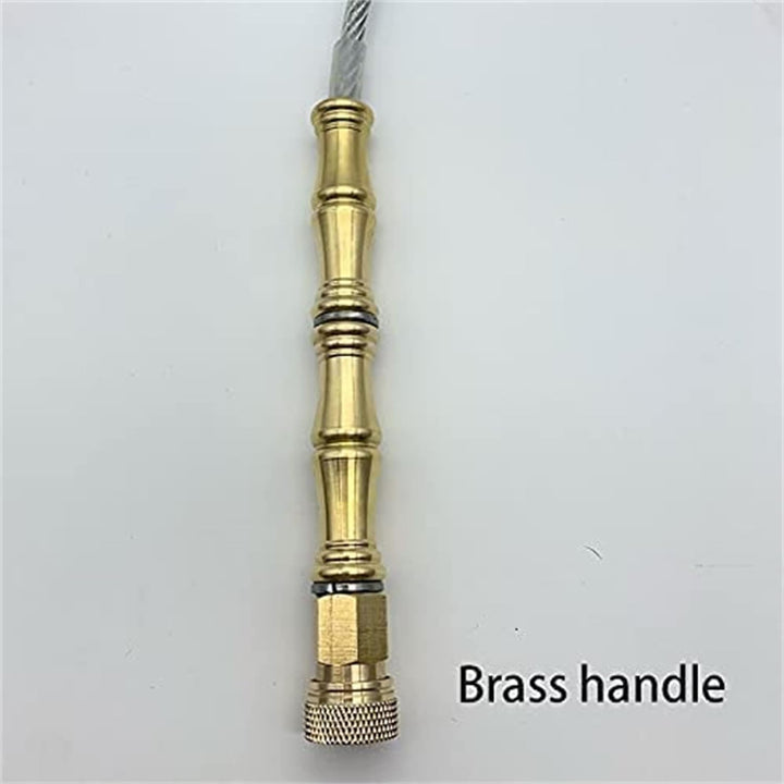 AVIERE Auto Tactical Whip Emergency Tool Tragbares Self Defense Anti Skid Glass Breaker Wire Whip
