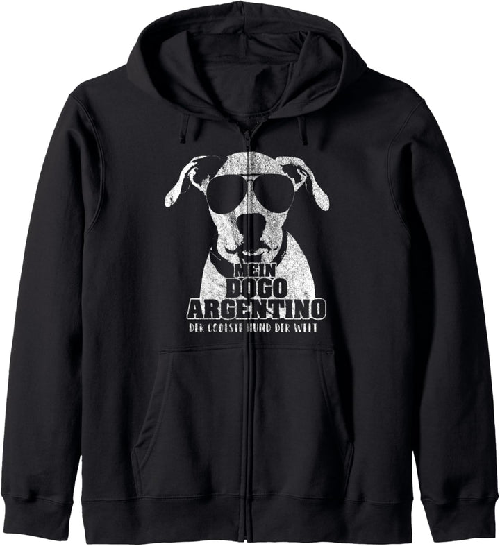 Mein Dogo Argentino der coolste Hund der Welt Kapuzenjacke