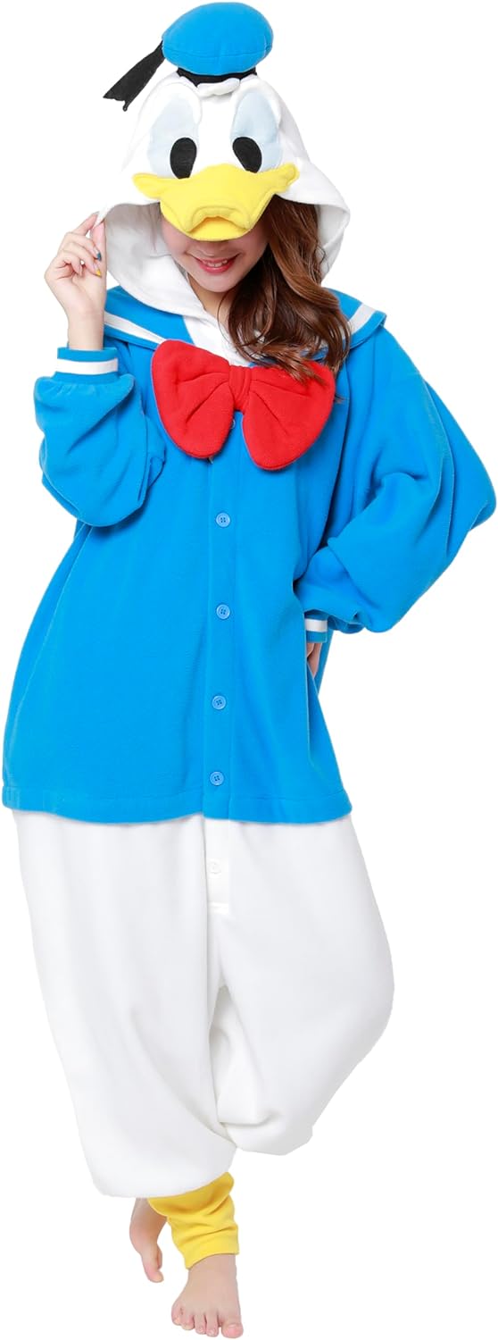 Donald Duck Disney Onesie Kigurumi Einteiler Onesie Kostüm Jumpsuit | SAZAC Kigurumi | für Kinder un
