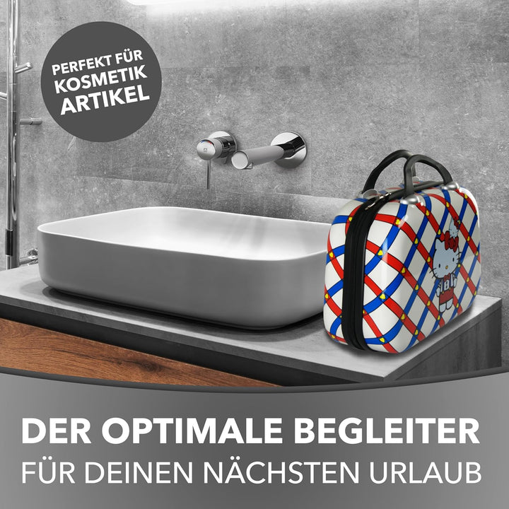 Xonic Kosmetikkoffer Damen – Beauty Case Hartschale für Reisen – Robustes Beautycase Damen mit Trage