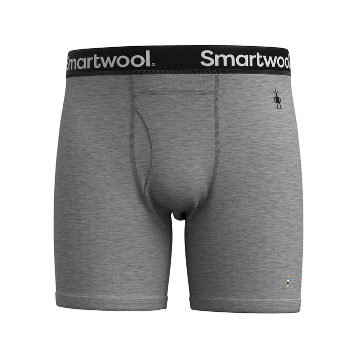 Smartwool Damen Herren Merino Boxershorts XXL Light Gray Heather, XXL Light Gray Heather