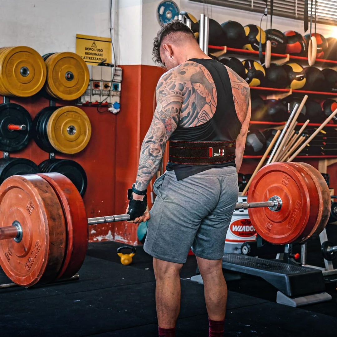 Gewichthebergürtel aus Wildleder – 10mm dick, 10cm breit – Powerlifting Gürtel für Squats, Kreuzhebe