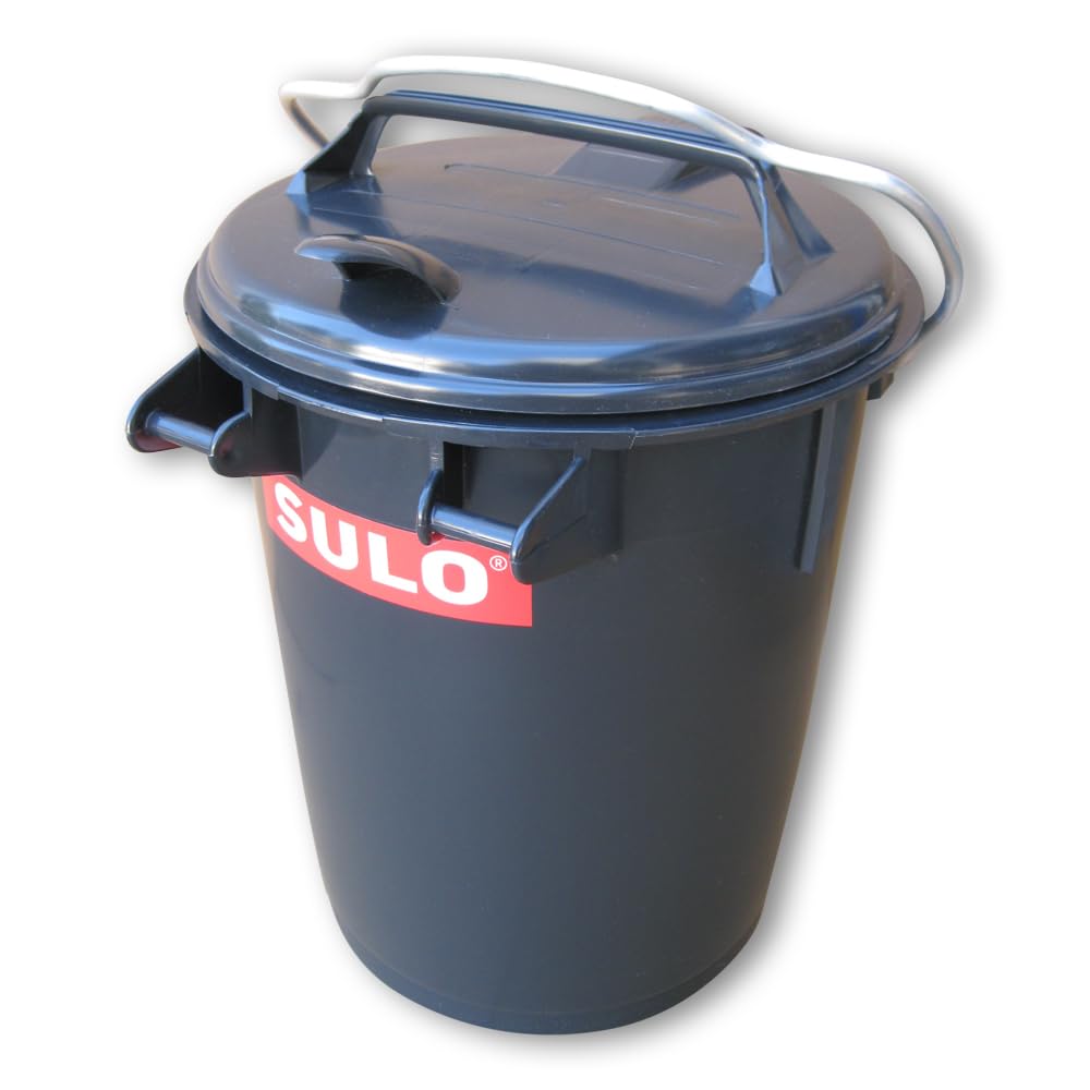 35 L Sulo Mülltonne, Retro Tonne Farbe grau SME 35 Liter, SME 35 Liter