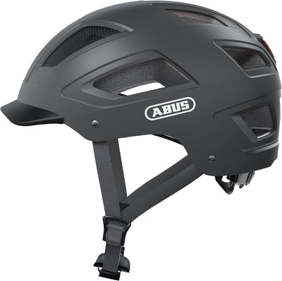 ABUS Stadthelm Hyban 2.0 - Fahrradhelm mit Rücklicht, ABS-Hartschale, guter Passform - für Damen und