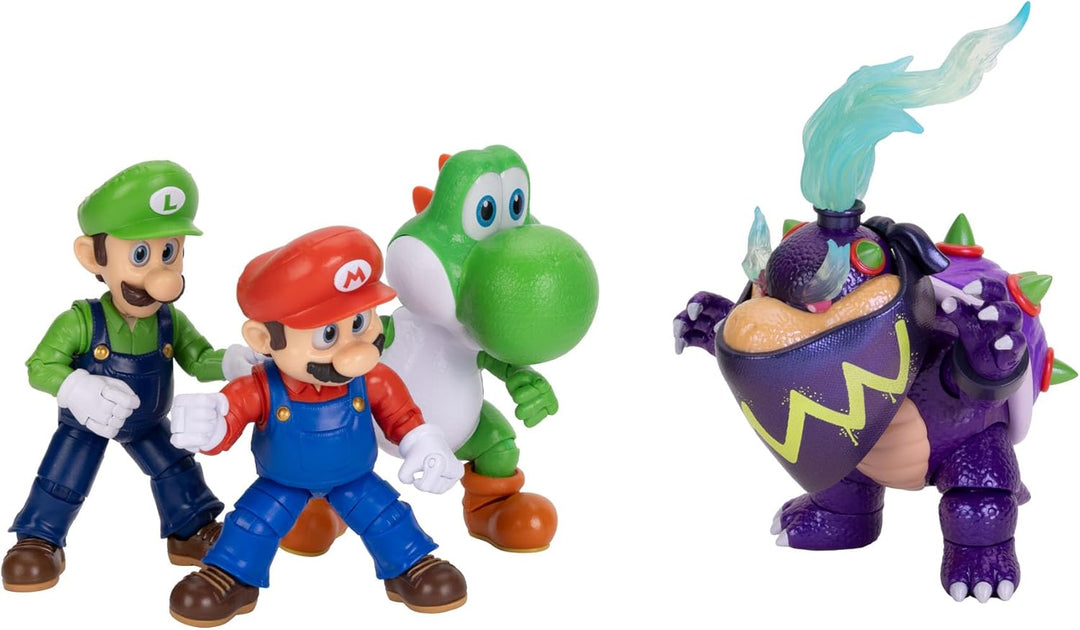 Super Mario Galaxy Movie – 13 cm-Figuren-Multipack – Mario, Yoshi und Exklusive Wonder Bowser Jr. un
