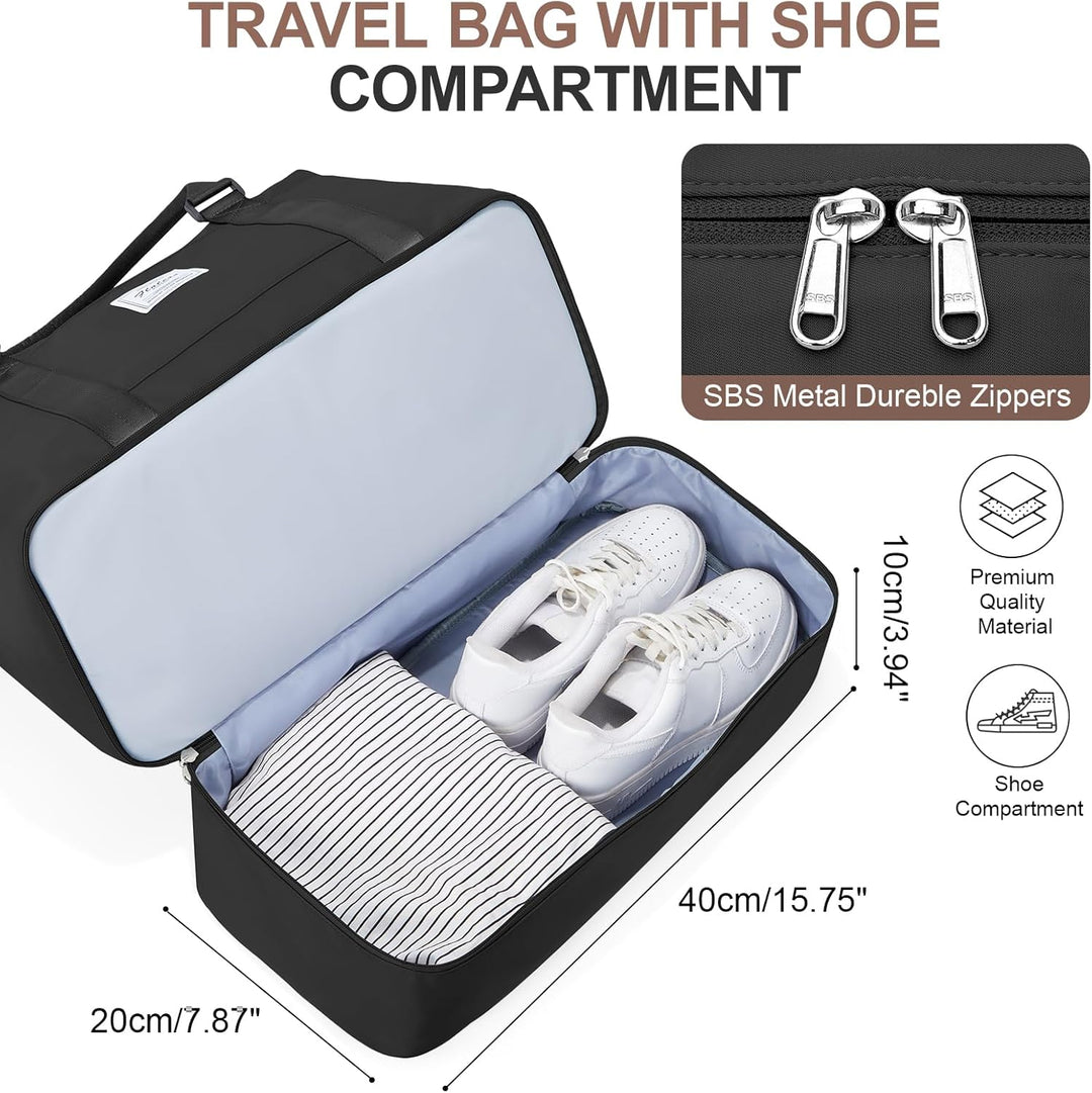 Reisetasche Damen 40x20x25 Ryanair Handgepäck Tasche Sporttasche Weekender Bag Schwimmtasche Wasserd
