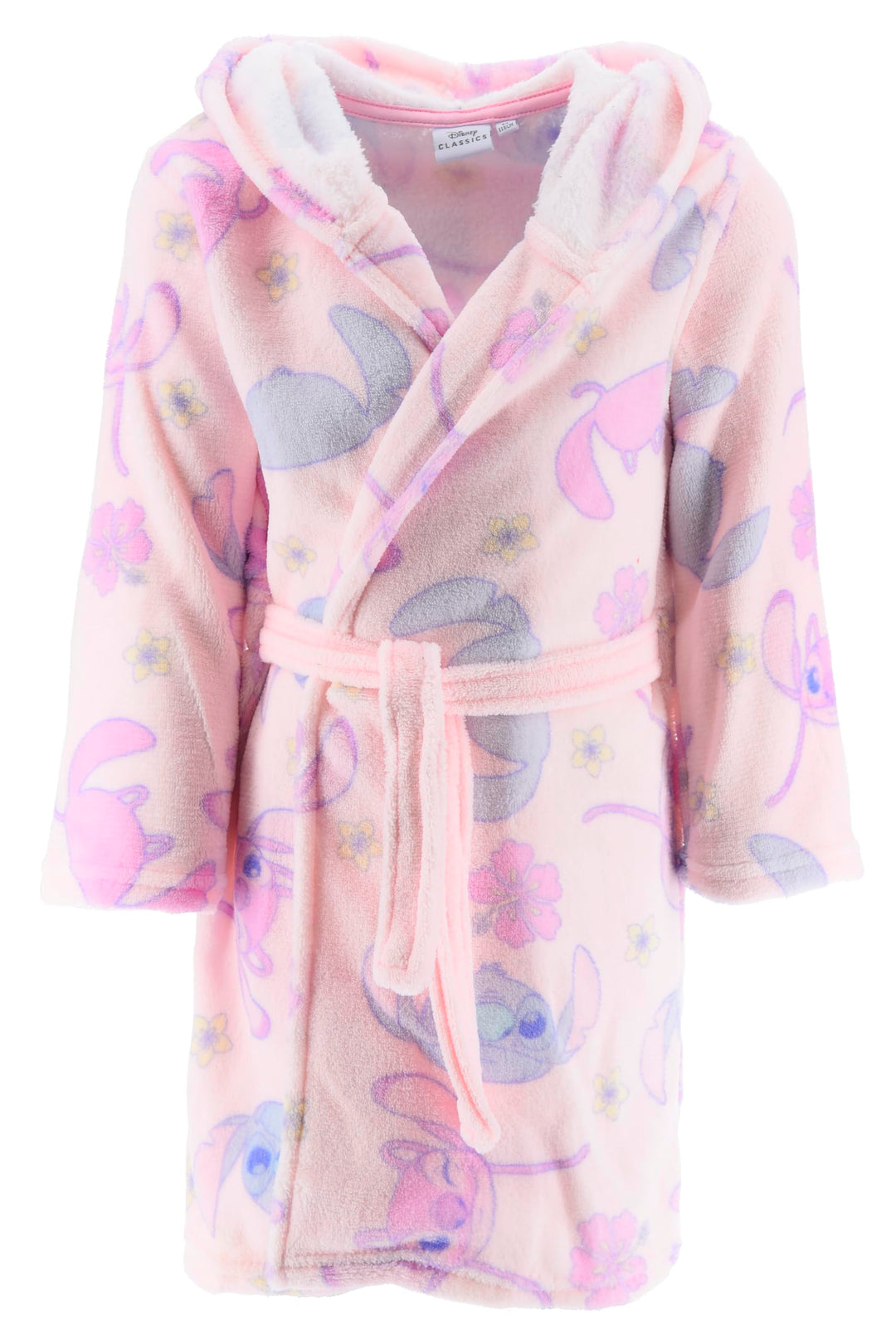 Disney Stitch Bademantel für Mädchen, Warmer und Weicher Fleece Morgenmantel Geschenk für Mädchen, G