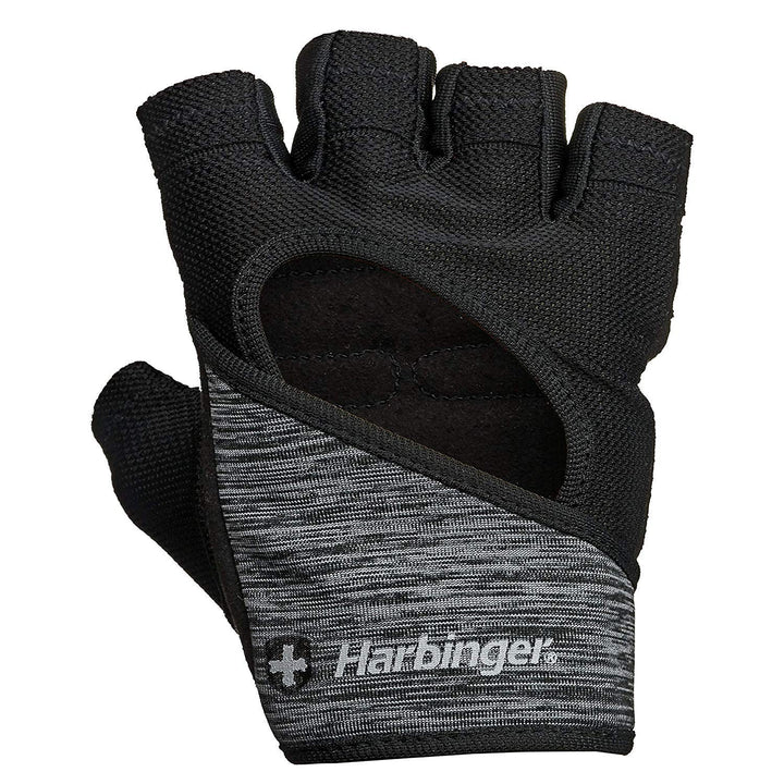 Harbinger Flexfit, Women's Weight Lifting Gloves, Wash and Dry Leather Vented StretchBack Mesh Gym G