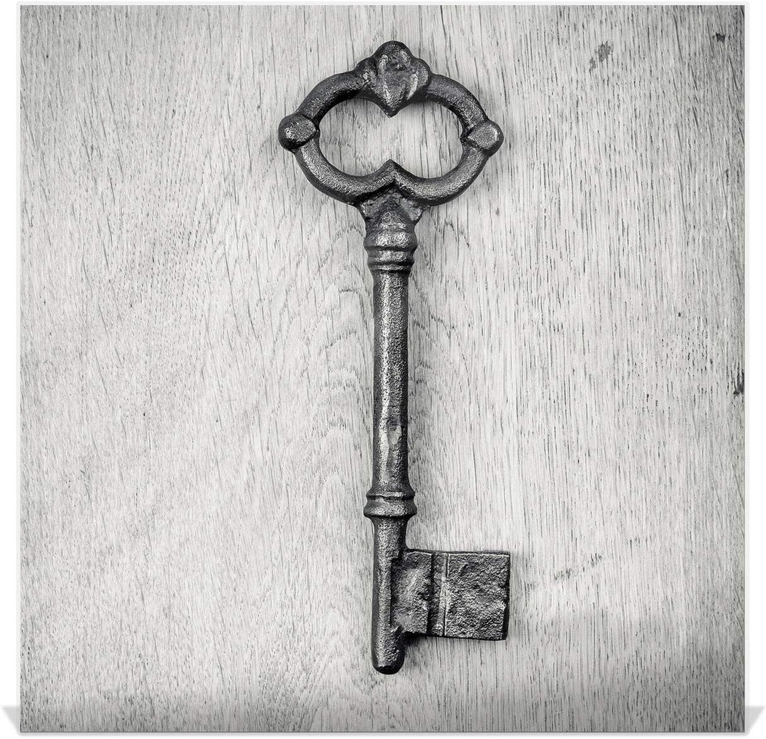 Concept Crystal Dekorative Key Box mit magnetischer, trocken abwischbarer Glastafel K14 Weltliche Mo