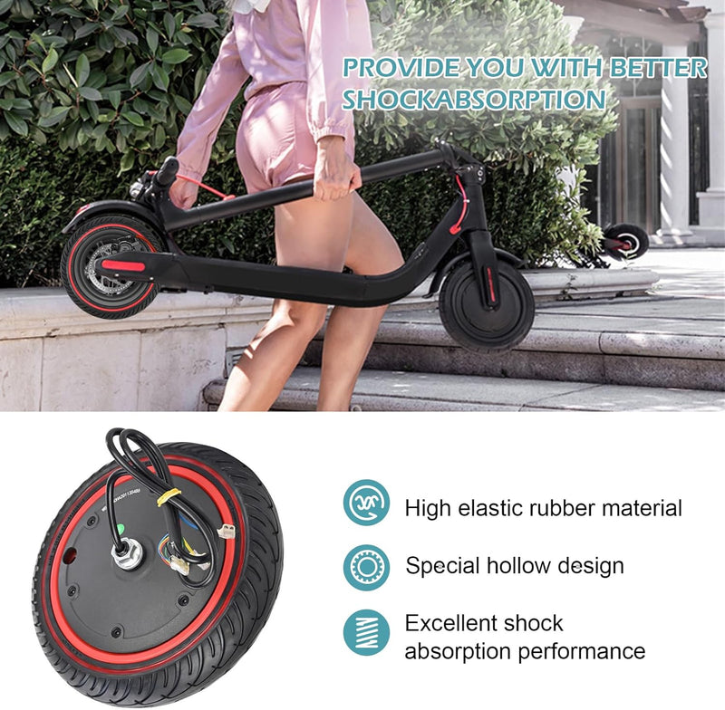 AYYDS Scooter Motor mit Vollgummireifen 8,5 Zoll für Xiaomi Pro 2 / M365 / M365 Pro / 1S Elektroscoo