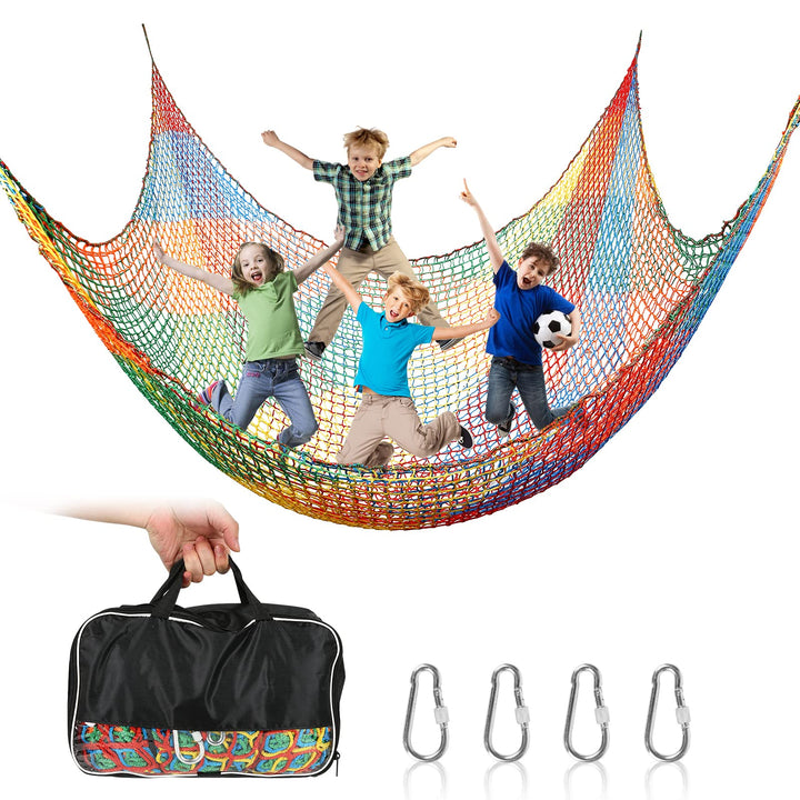 Kletternetz Spielplatz, Doppeltschichten Kinder Sicherheitsnetz Klettergerüst Netz Kinder Schaukel
