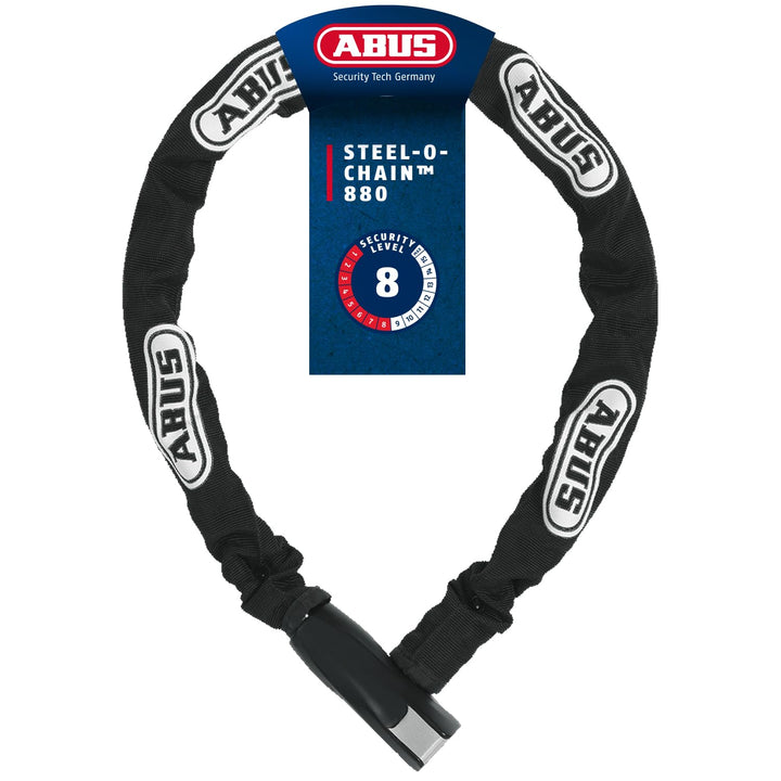 ABUS Kettenschloss Steel-O-Chain 880 – Fahrradschloss aus gehärtetem Stahl – ABUS-Sicherheitslevel 8