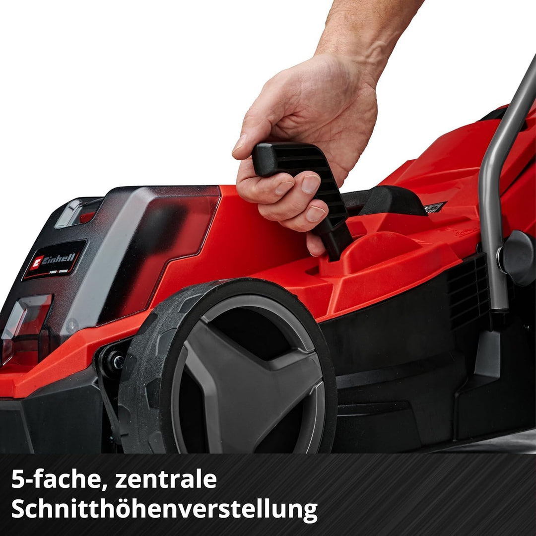 Einhell Akku-Rasenmäher GE-CM 18/33 Li Kit Power X-Change (18 V, 33 cm Schnittbreite, bis 200 m², Br