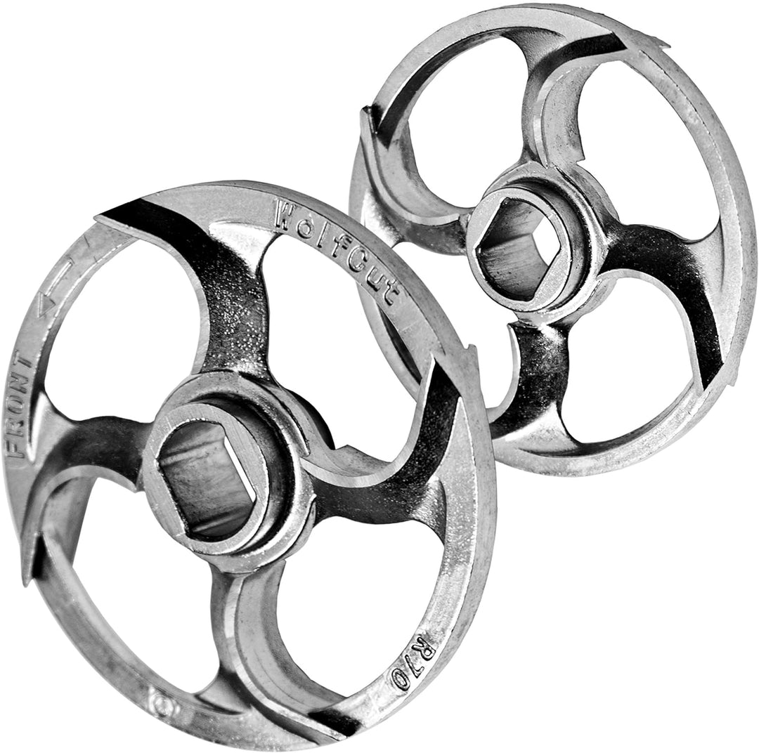 WolfCut Sichelringmesser R70 kompatibel mit alle Fleischwölfe der Grösse R70 z. B.: Bizerba; Krefft;