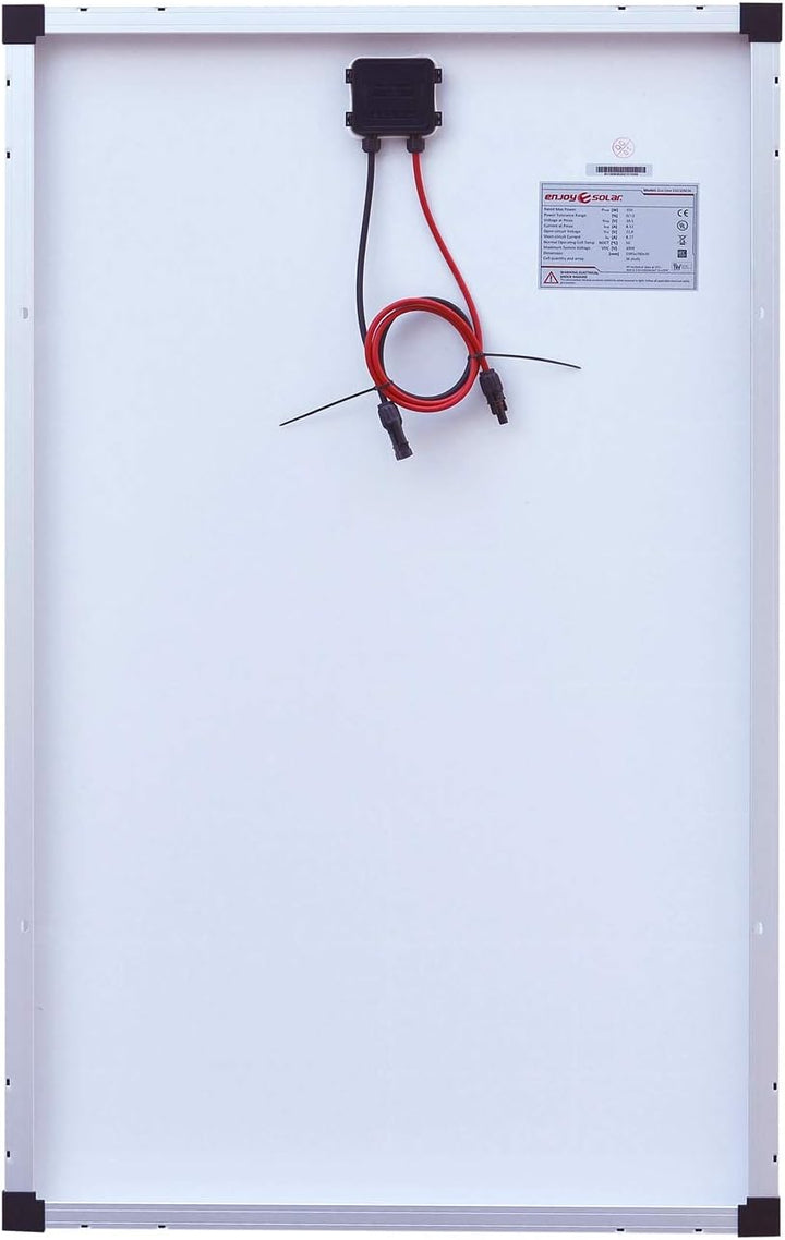 enjoy solar PERC Mono 12V 9-Busbars (9BB) 166 * 166mm Monokristallines Solarpanel ideal für Wohnmobi