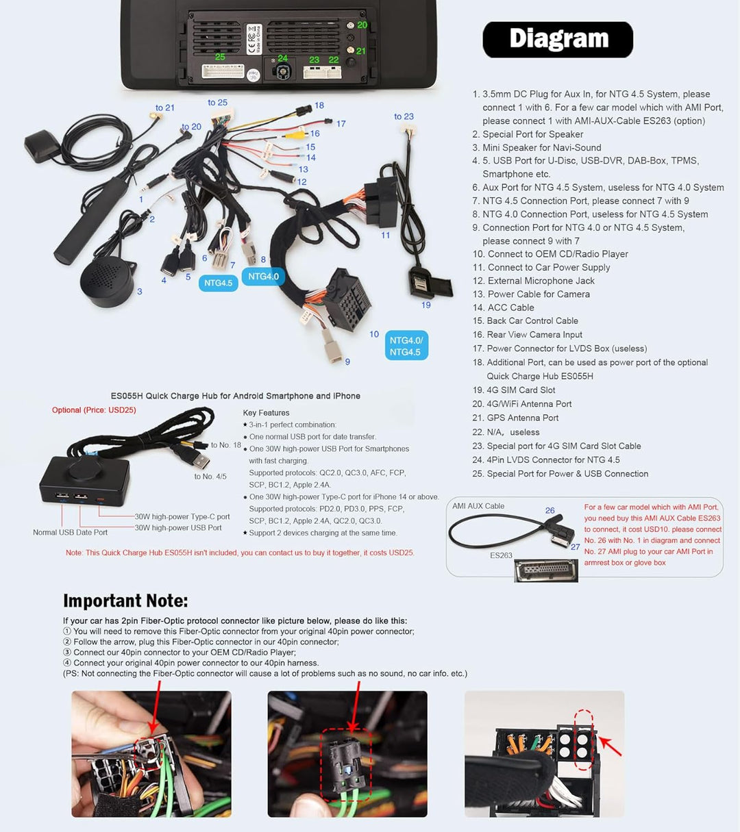 Erisin 12,3" Qualcomm 8-Kern 8GB+128GB Android 14 Autoradio GPS Navi für Mercedes B-Klasse W246 NTG