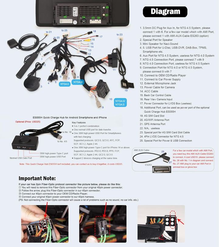 Erisin 12,3" Qualcomm 8-Kern 8GB+128GB Android 14 Autoradio GPS Navi für Mercedes B-Klasse W246 NTG