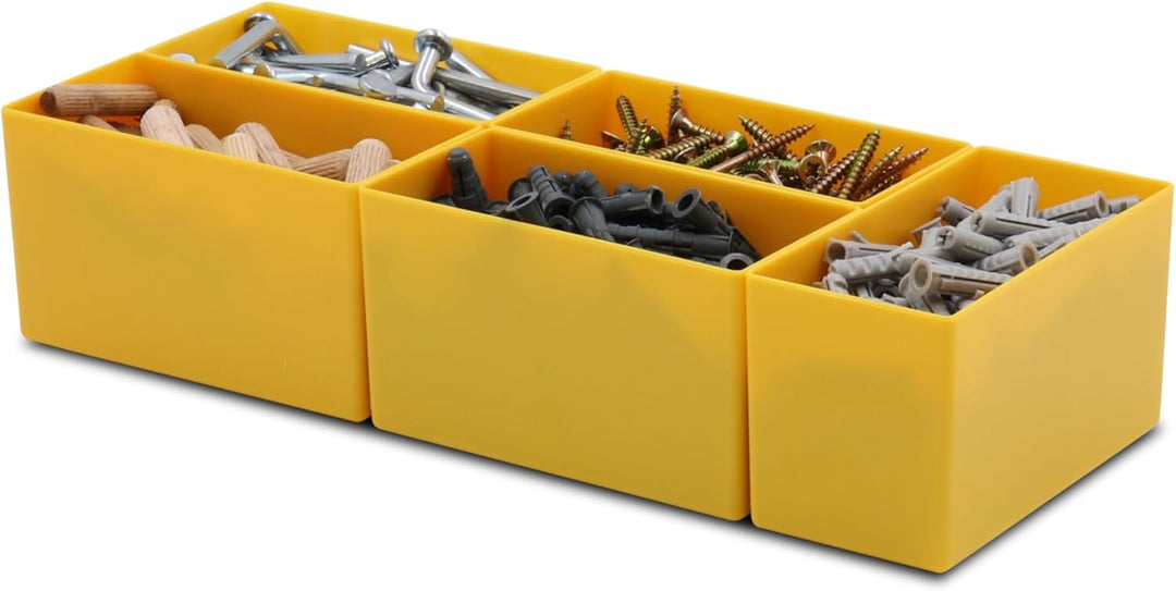 1a-TopStore 10 Stk. Einsatzkästen Einsatzboxen Schubladen-Einsatzkasten Sortierboxen, 32 Grössen, 5