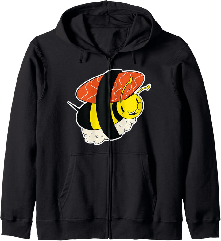 Sushi-Biene Bug Cartoon Kapuzenjacke