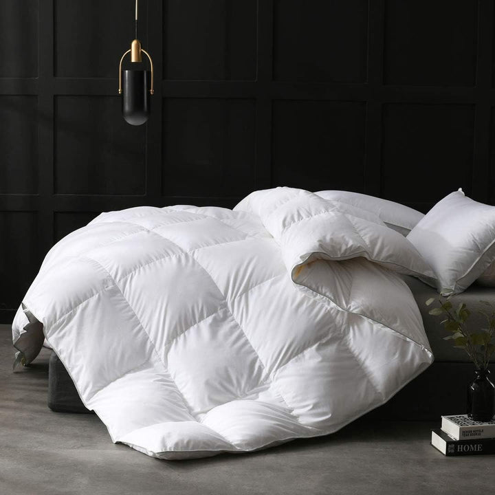 APSMILE Winter Bettdecke 240x260cm, Gänse Daunendecke 240x260 cm, Hotel Collection Duvet, Geeignet f