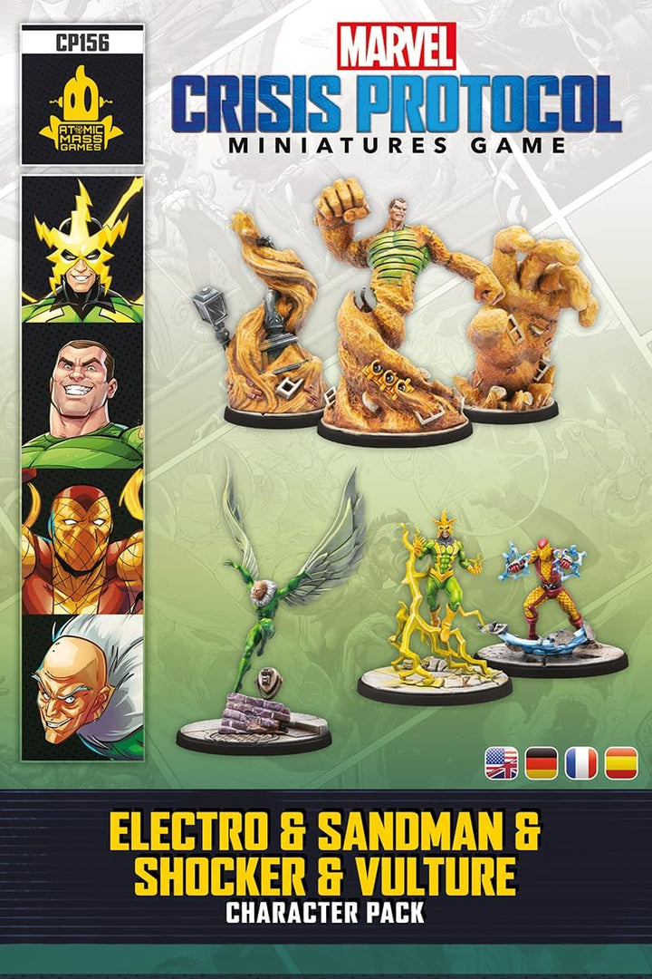 Atomic Mass Games, Marvel: Crisis Protocol – Electro, Sandman, Shocker & Vulture, Charakter-Erweiter