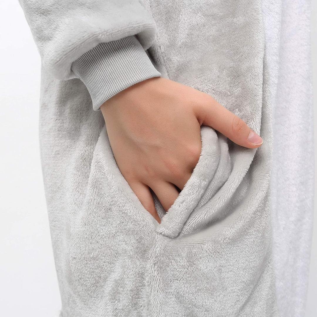 Katara 1744 (30+ Designs) Elefanten-Kostüm, Unisex Onesie/Pyjama-Qualität für Erwachsene & Teenager