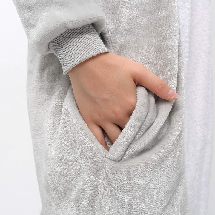 Katara 1744 (30+ Designs) Elefanten-Kostüm, Unisex Onesie/Pyjama-Qualität für Erwachsene & Teenager