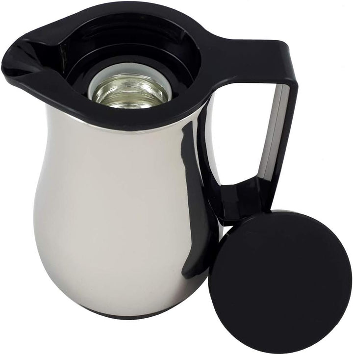 Helios Champion Isolierkanne, Kunststoff, schwarz, 0,6 Liter 0,6 Liter Schwarz, 0,6 Liter Schwarz