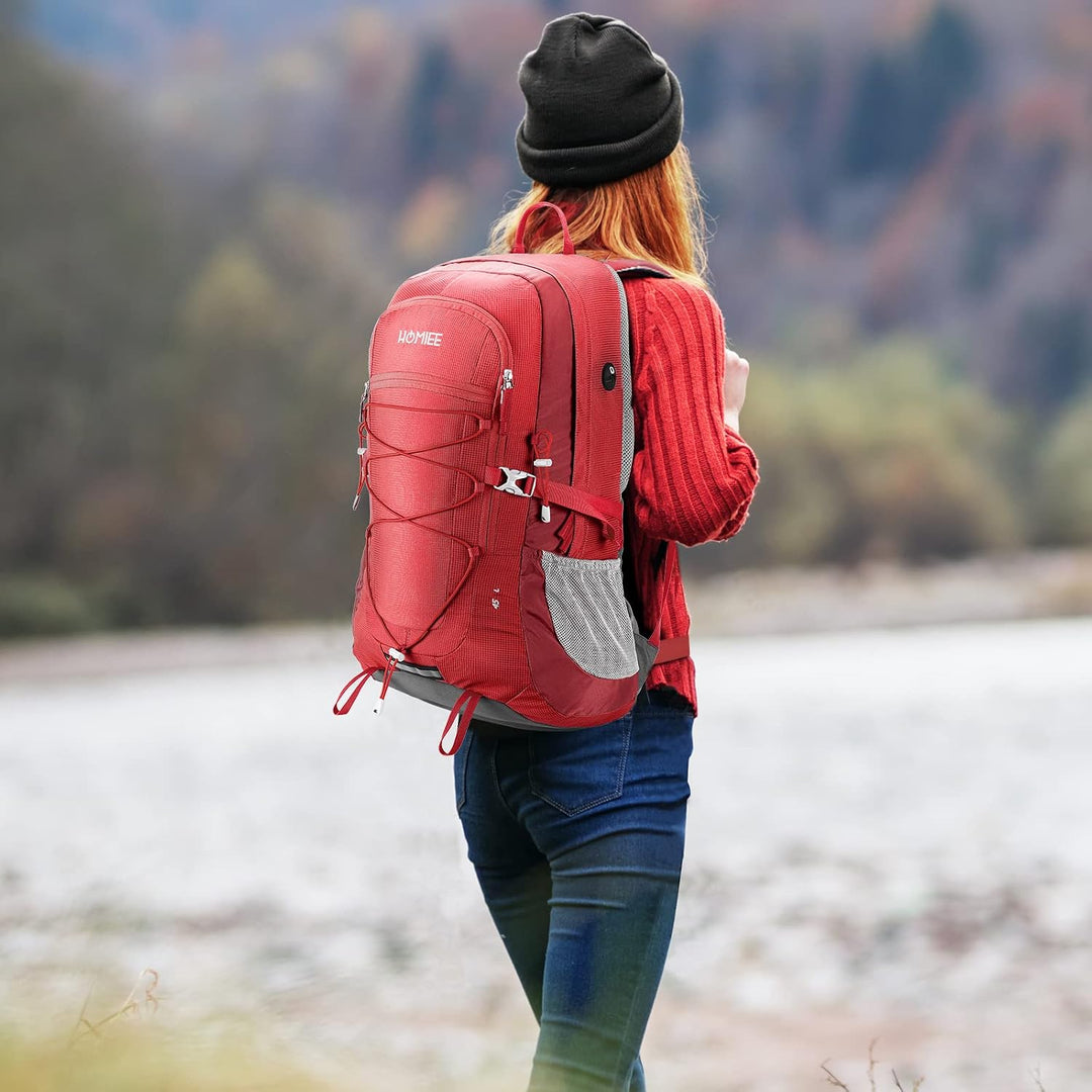 HOMIEE Wanderrucksack Herren Damen 45L Wasserdichter Rucksack Leichter Trekkingrucksack Gross Reiser