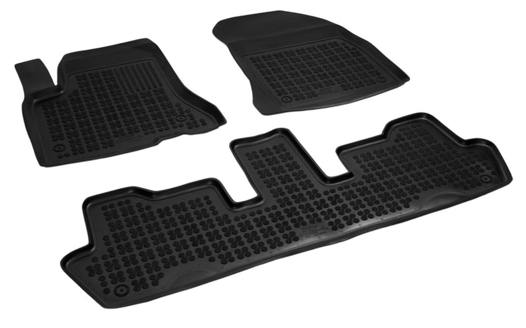 AZUGA Hohe Gummi Fussmatten passend für Citroen C4 Picasso ab 2007-5/2013/Grand C4 Picasso ab 2006-9