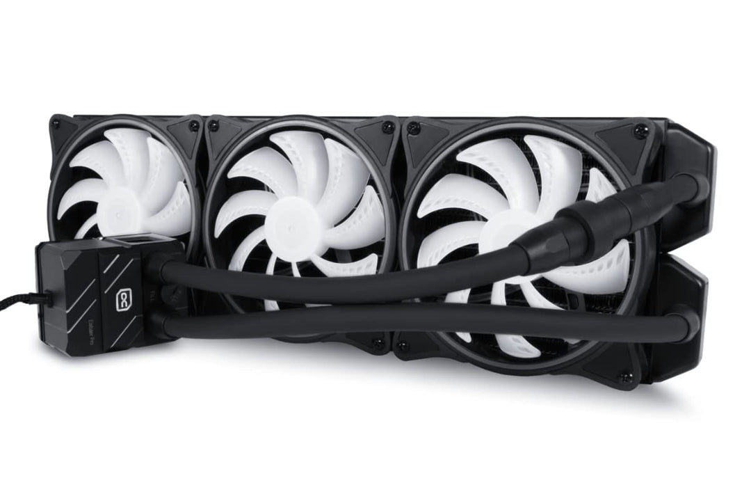 ALPHACOOL 11774 Eisbär Pro Aurora 420 CPU 420mm Wasserkühlung, schwarz CPU Kühler