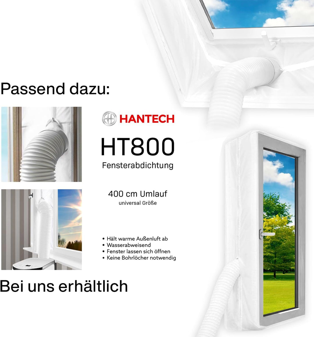 TCL Mobile Klimaanlage 12000 BTU (3,5kW) TAC-12CPB/MZ – 3-in-1 Funktion, 24h-Timer, Schlafmodus, lei