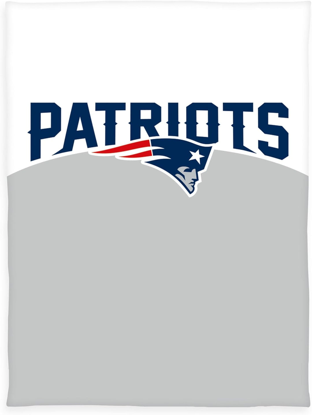Herding Wellsoft-Flauschdecke New England Patriots, NFL American Football-Decke, 150 x 200 cm, Polye