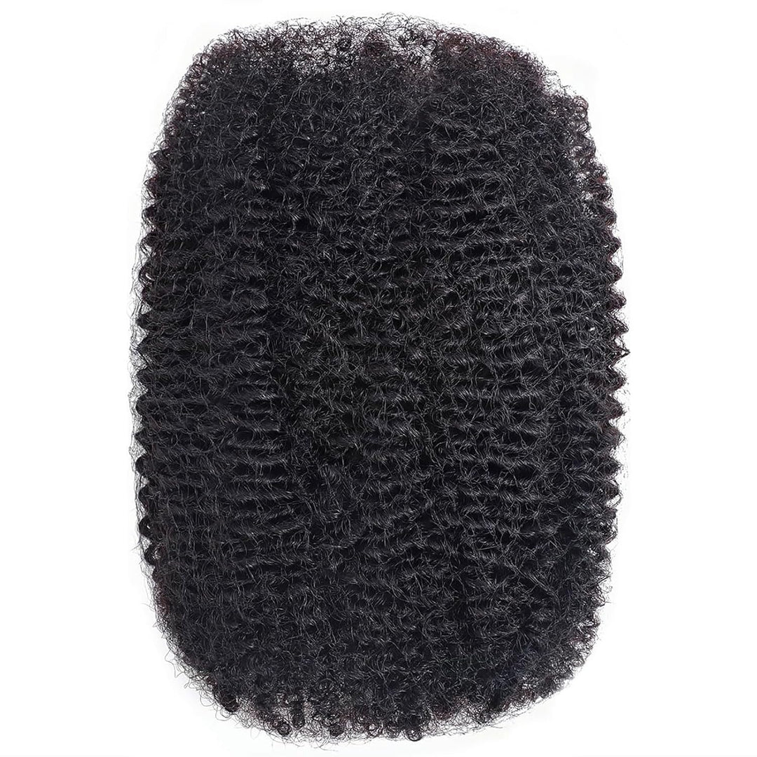 Huarisi 1b Afro Kinkys Bulk Human Hair for Dreadlock Extensions Repair Locs 1 Pack 50Gram 4c 4b Afro