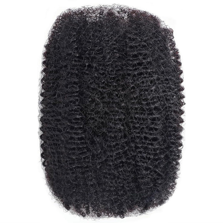 Huarisi 1b Afro Kinkys Bulk Human Hair for Dreadlock Extensions Repair Locs 1 Pack 50Gram 4c 4b Afro