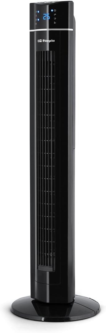 Orbegozo TWM 1009 - Turmventilator mit Fernbedienung, ionisch, 60 W, drei Stufen, Fach für Essenzen,