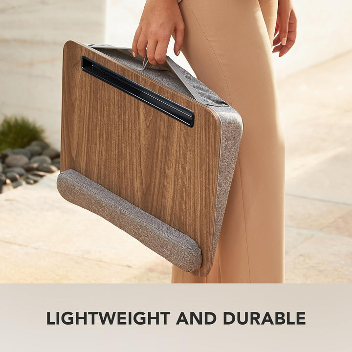 HUANUO Laptop Ständer Bett passend zu 15,6 Zoll Laptop, Laptopkissen mit Anti-Rutsch-Streifen und Au