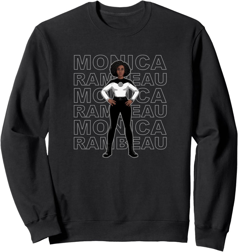 Marvel WandaVision Monica Rambeau Text Stack Portrait Sweatshirt