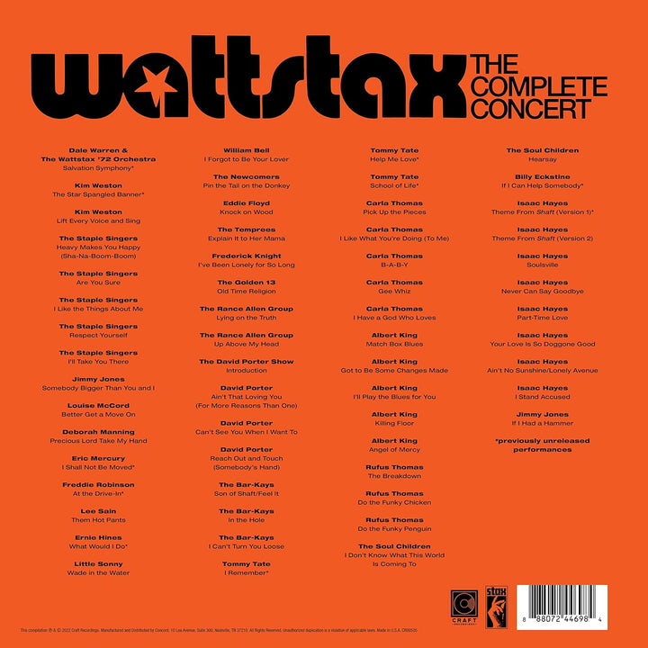 Wattstax: the Complete Concert, Vinyl