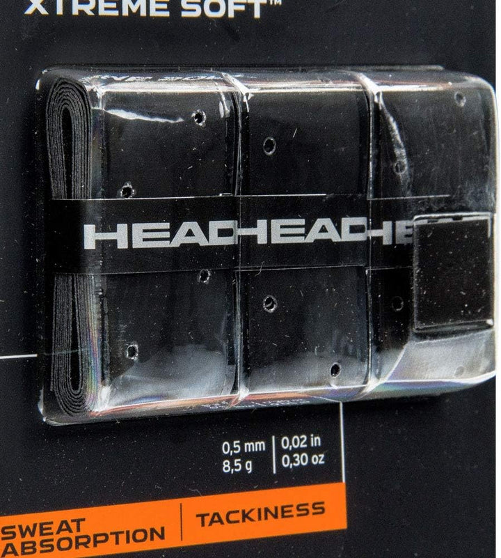Head Radical Tennisball (3 x 4 Stück) Bundle mit Overgrip, Bundle mit Overgrip