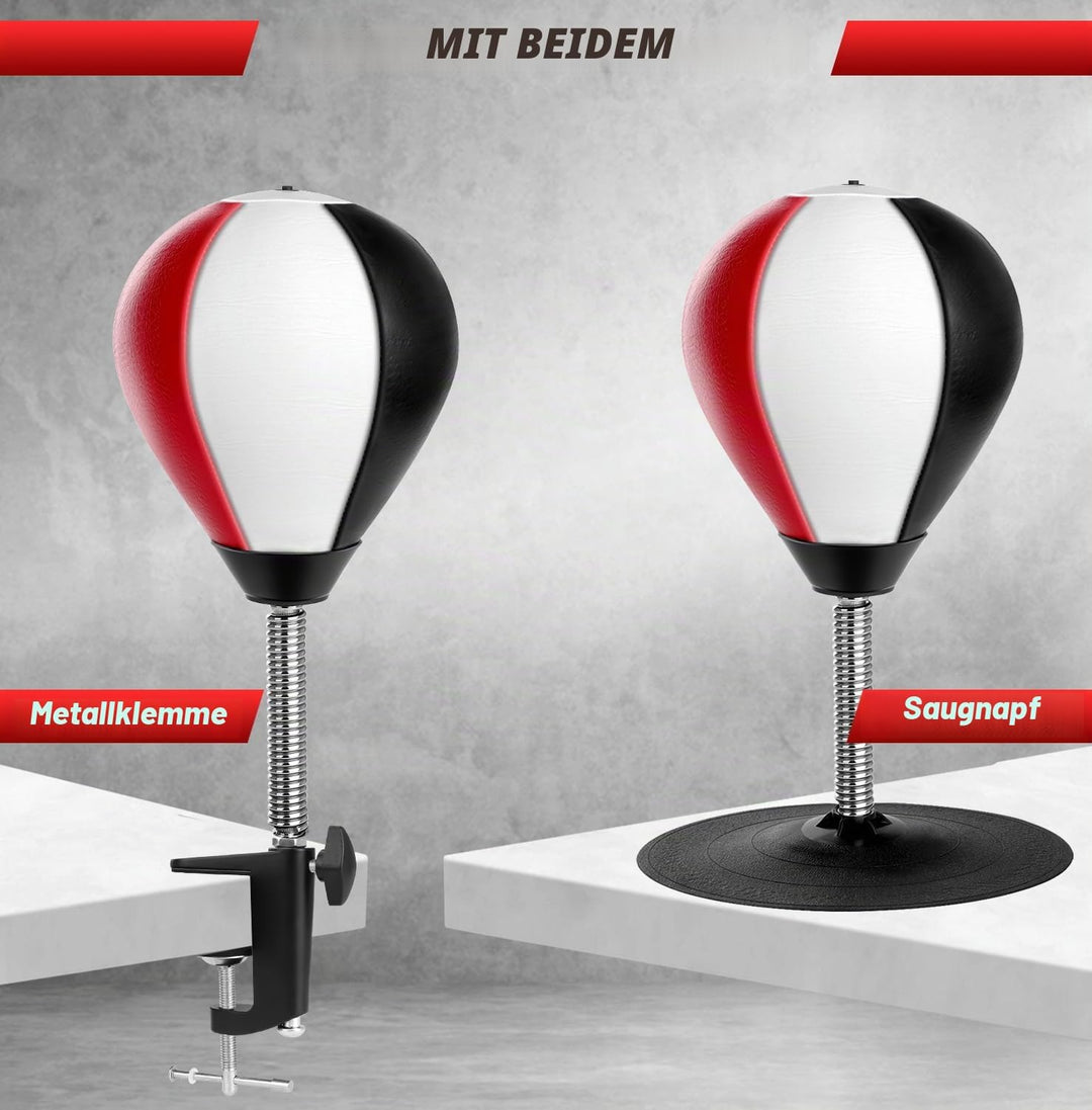NZQXJXZ Boxsack für den Schreibtisch, Punchingball Tisch | mit Superstarkem Saugnapf und Tischklemme