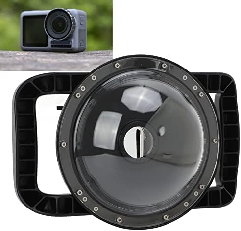 Annadue Dual Handle Stabilizer Grip Dome Port Objektiv Tauchtasche für DJI OSMO Action Kamera, mit A