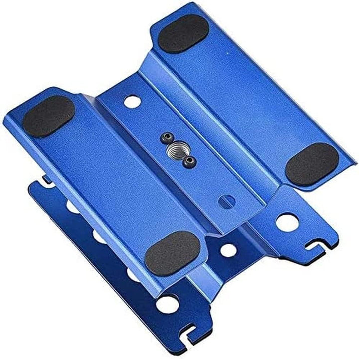 RC Car Work Stand Aluminium Reparatur Workstation mit Schraubablage RC Einstellbare Lineal für 1/10