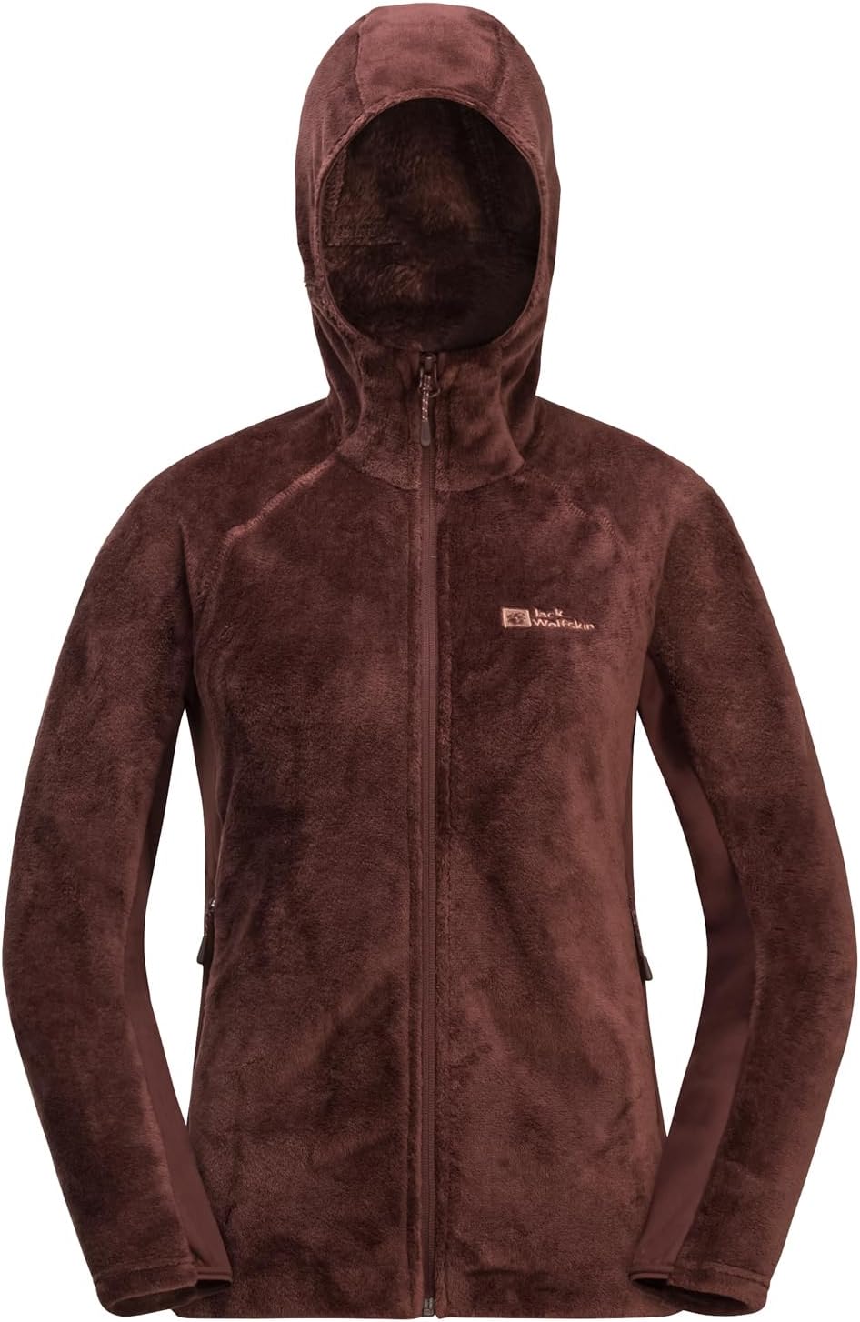 Jack Wolfskin Damen Rotwand Hooded Fz W Fleece-Jacke S Dark Maroon, S Dark Maroon