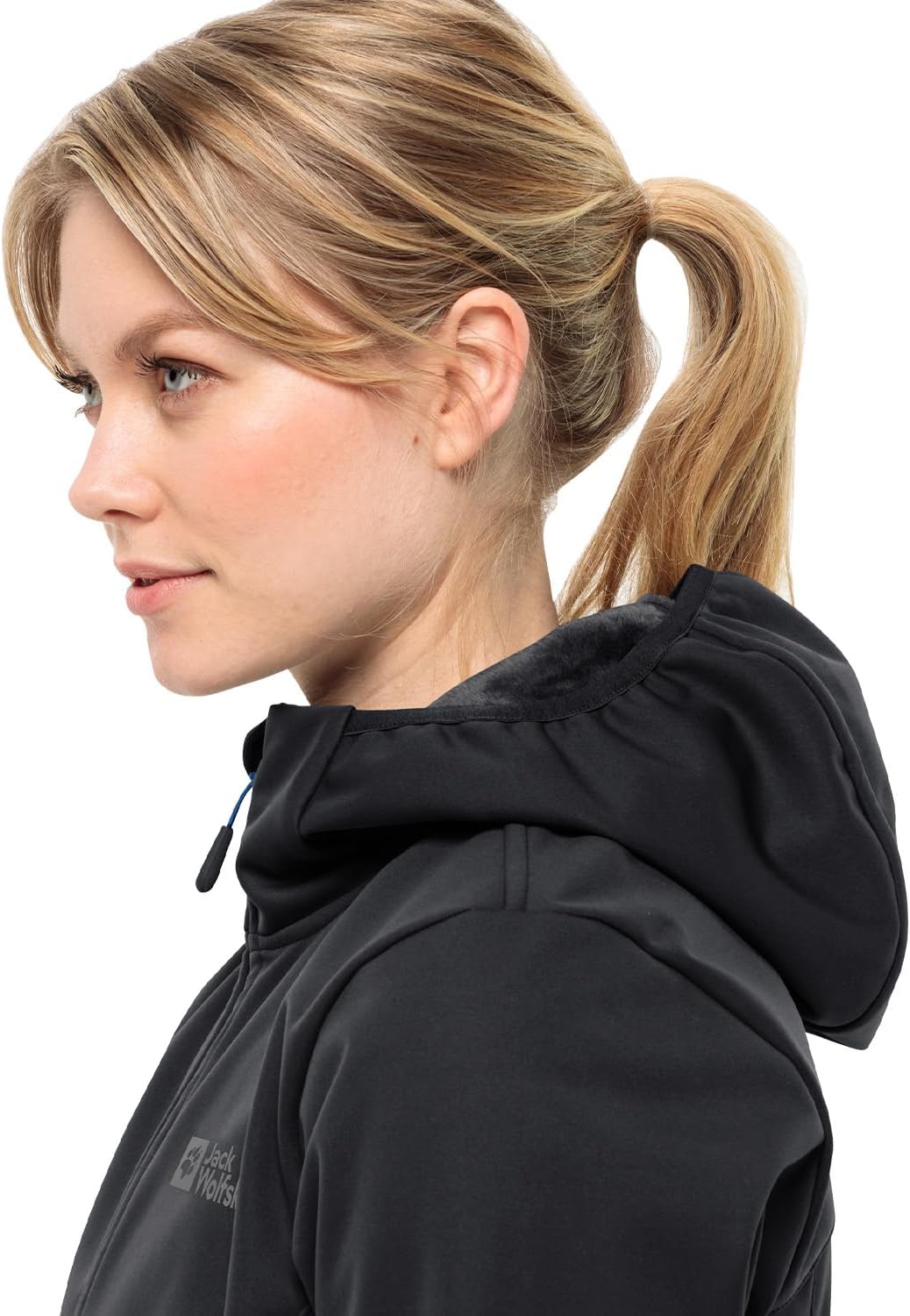 Jack Wolfskin Damen Windhain Hoody W Softshelljacke XS Schwarz, XS Schwarz